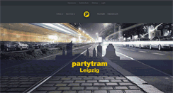 Desktop Screenshot of partytram-leipzig.de