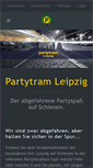 Mobile Screenshot of partytram-leipzig.de